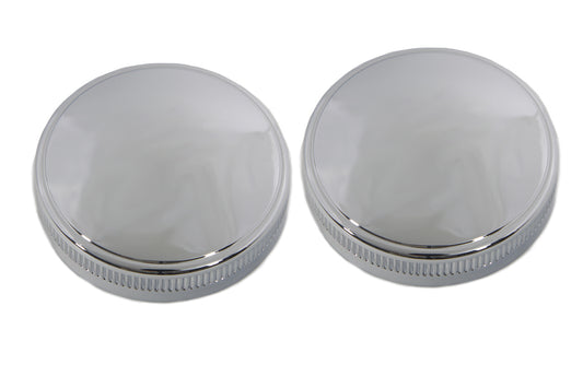 HARLEY Replica Eaton Style Vented Gas Cap Set fits 1953-1964 FL,   1959-1969 XL,