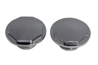 HARLEY Chrom-Sechskant-Tankdeckel-Set, belüftet und unbelüftet, passt für 1996–1999 FXST, 1996–1999
