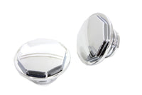 HARLEY Chrom-Sechskant-Tankdeckel-Set, belüftet und unbelüftet, passt für 1996–1999 FXST, 1996–1999