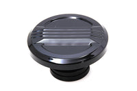 HARLEY Air Flow Tankdeckel belüftet Schwarz Passend für 1999-UP FXST, 1996-UP FLST, 1996-UP XL, 1996-2017 FX