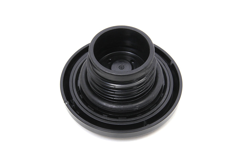 HARLEY Air Flow Tankdeckel belüftet Schwarz Passend für 1999-UP FXST, 1996-UP FLST, 1996-UP XL, 1996-2017 FX