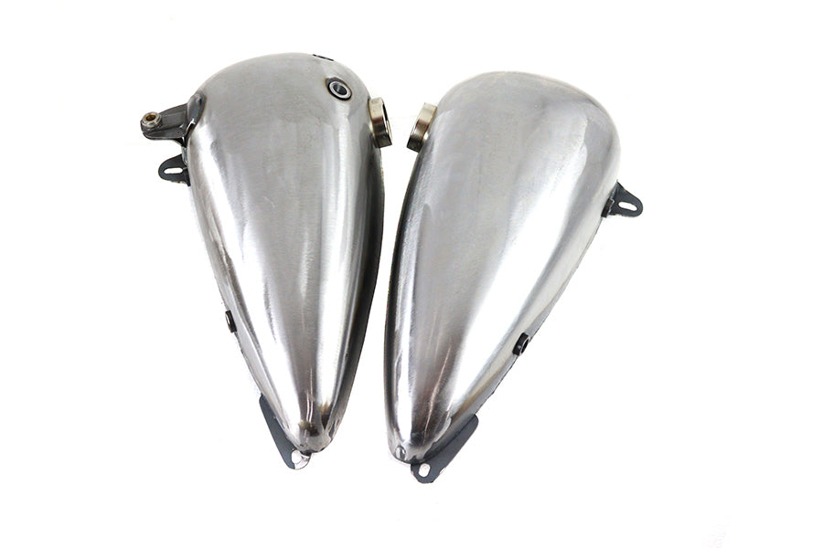 HARLEY WR 45 inch 3 Gallon Gas Tank Set fits 1936-1952 W,  1941-1952 WR,