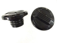 HARLEY Air Flow Tankdeckel-Set Schwarz Passend für 1996-1999 FXST, 1996-1999 FLST,