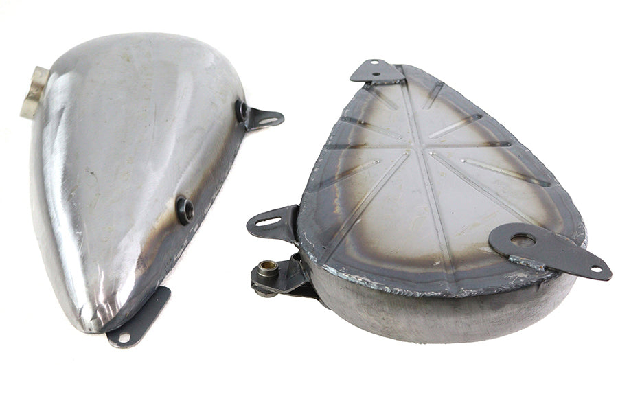 HARLEY WR 45 Zoll 2,5 Gallonen Gastank Set passend für 1936-1952 W, 1941-1952 WR,