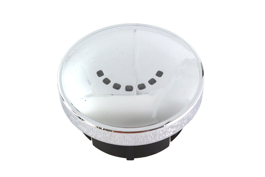 HARLEY Chrom-LED-Kraftstoffanzeige Passend für 2008-UP FLST, 2008-UP FXST, 2008-UP FLHR, 2009-UP FXDWG,