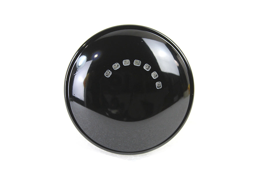 HARLEY Schwarze LED-Tankanzeige Passend für 2008-UP FLST, 2008-UP FXST, 2008-UP FLHR, 2009-UP FXDWG,