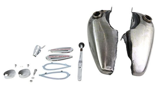 HARLEY Knucklehead Fat Bob Gas Tank Kit 3.5 Gallon Fits 1936-1946 EL,   1941-1946 FL,