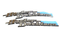 HARLEY Tankemblem-Set im Werksstil, Chrom, passend für alle Modelle ab 0-