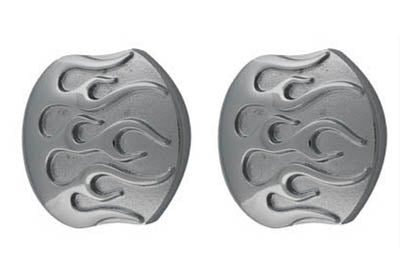 HARLEY Flammen-Stil Schraubbarer Tankdeckel Satz Belüftet und Unbelüftet Passt auf 1996-1999 FXST, 1996-1999 FLST,