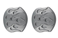 HARLEY Flammen-Stil Schraubbarer Tankdeckel Satz Belüftet und Unbelüftet Passt auf 1996-1999 FXST, 1996-1999 FLST,