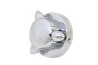 HARLEY Krommet Style Tankdeckelabdeckung Chrom Passend für XL ab 1983, FL ab 1983, FL ab 1983, FX ab 1983,