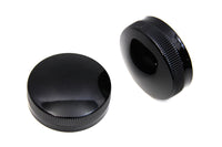 HARLEY Replica Eaton Style Gas Cap Set Vented Black fits 1936-1940 EL,   1941-1964 FL,   1938-1948 UL,