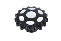 HARLEY Sprocket Tankdeckel belüftet Schwarz Passend für 1983-1984 FXS, 1985-UP FXS, 1983-1984 FL, 1983-1984