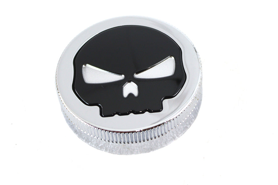 HARLEY Chrom-Totenkopf-Tankdeckel mit Entlüftung, passend für XL-Modelle 1962-1982,