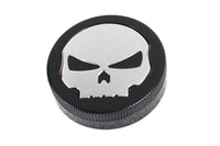 HARLEY Belüfteter Benzindeckel im Black Skull Style passend für 1962-1982 XL,