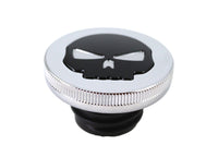 Harley Chrom Totenkopf Tankdeckel passend für 1996-UP FL, 1996-UP FLST, 1996-UP FXD,