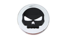 Harley Chrom Totenkopf Tankdeckel passend für 1996-UP FL, 1996-UP FLST, 1996-UP FXD,