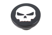 HARLEY Black Skull Gas Cap Fits 1996-2012 FXST,   1996-2012 FLST,   1996-2012 FXD,