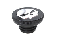 HARLEY Black Skull Gas Cap Fits 1996-2012 FXST,   1996-2012 FLST,   1996-2012 FXD,