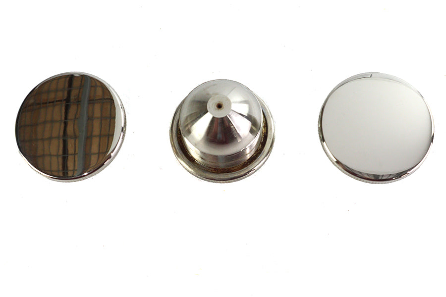 HARLEY JD Tankdeckel-Set belüftet vernickelt passend für 1926-1929 J, 1916-1925 F, 1916-1929 JD,