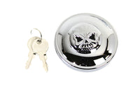 HARLEY Tankdeckel mit Schlüssel, belüftet, Chrom, passend für FX ab Bj. 1996, XL ab Bj. 1996,