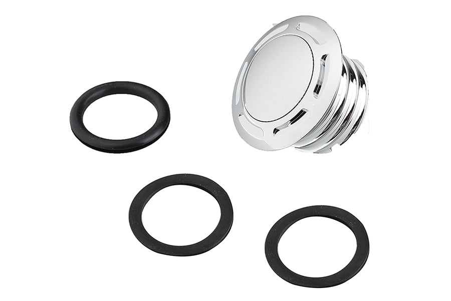 HARLEY Slot Pop Up Vented Gas Cap Chrome fits 1983-UP FL,   1983-UP FL,   1983-UP XL,