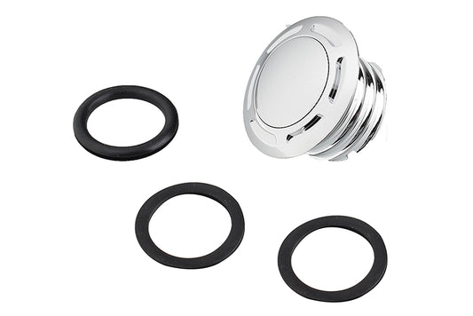HARLEY Slot Pop Up Vented Gas Cap Chrome fits 1983-UP FL,   1983-UP FL,   1983-UP XL,