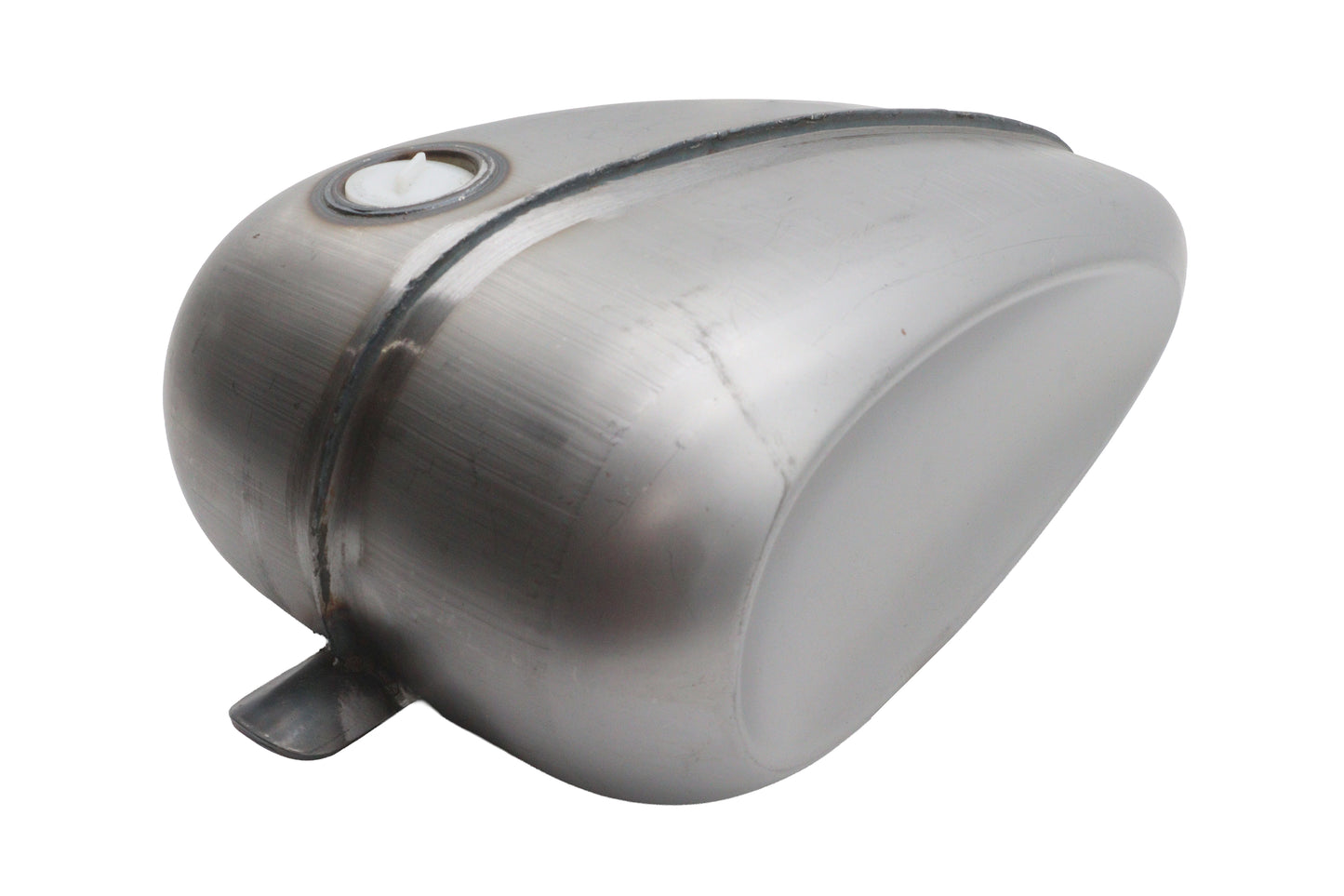 HARLEY Laredo 3.1 Gallon Ribbed Dished Benzintank, roh, passt 0- Custom, Anwendung