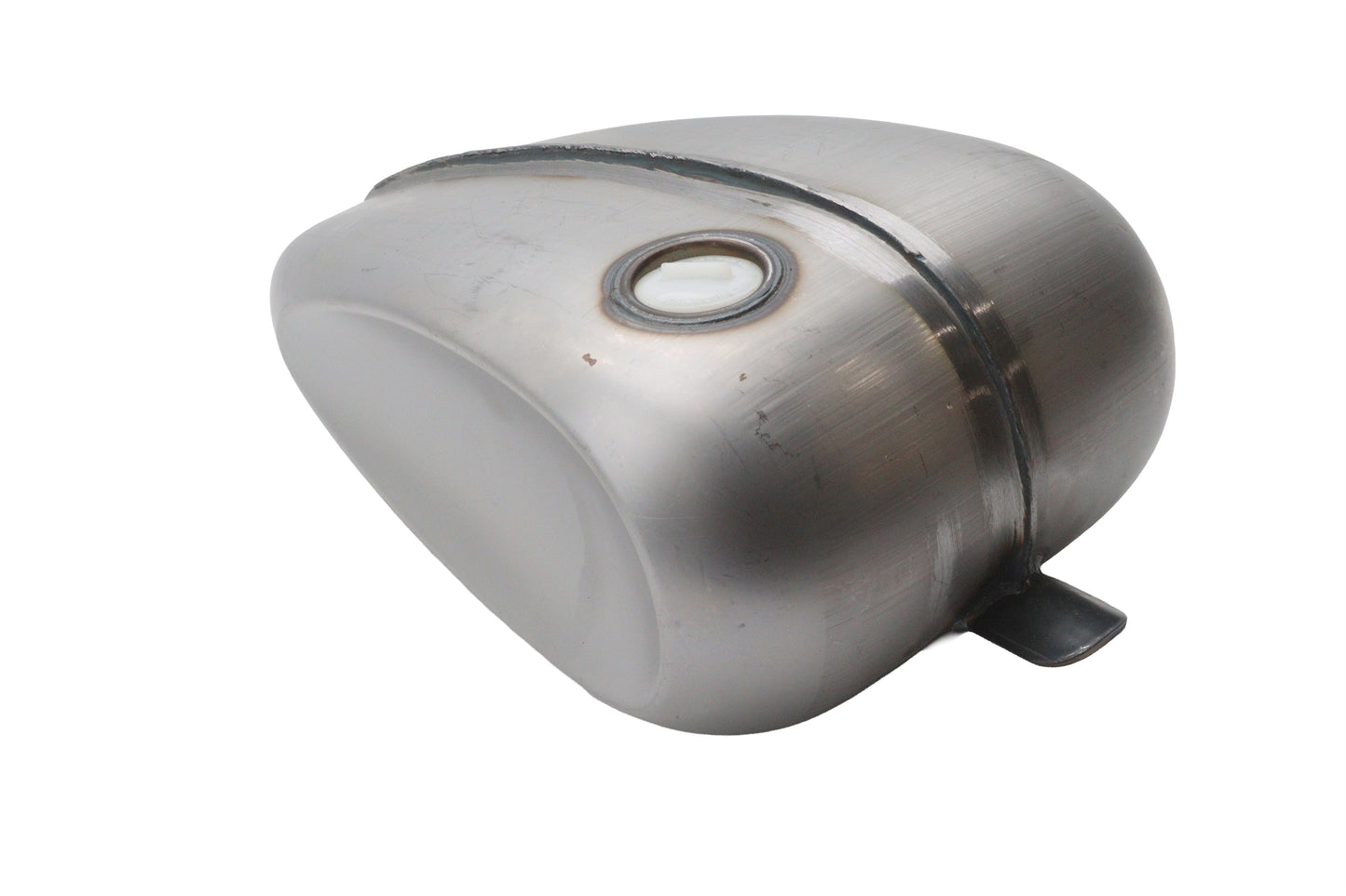 HARLEY Laredo 3.1 Gallon Ribbed Dished Benzintank, roh, passt 0- Custom, Anwendung