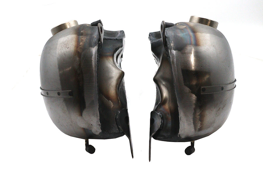 HARLEY Bobbed 3,5 Gallonen Gastank-Set passend für 1947-1984 FL, 1979-1982 FXS,
