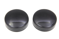 HARLEY Replica Eaton Vented Gas Cap Set Black fits 1936-1952 EL,
