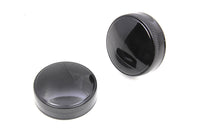 HARLEY Replica Eaton Vented Gas Cap Set Black fits 1936-1952 EL,