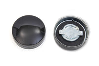 HARLEY Tank- und Öldeckel-Set Schwarz Passend für 1937-1973 G, 1937-1952 W,