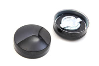 HARLEY Tank- und Öldeckel-Set Schwarz Passend für 1937-1973 G, 1937-1952 W,