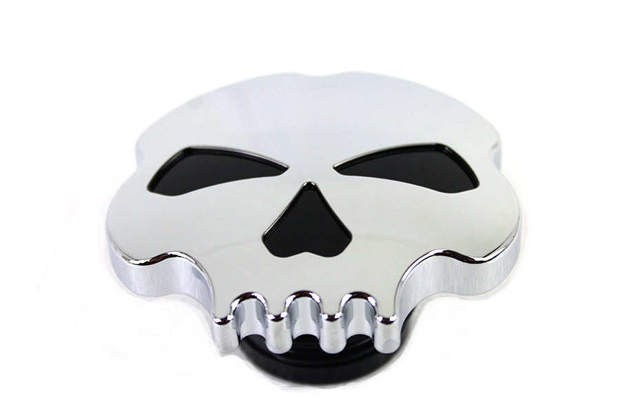 HARLEY Skull Style Vented Gas Cap Chrome fits 1996-UP XL,   1996-UP FLST,   1996-UP FXST,   1996-2017 FXD,