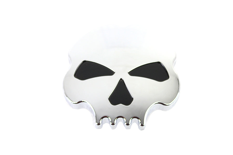 HARLEY Skull Style Vented Gas Cap Chrome fits 1996-UP XL,   1996-UP FLST,   1996-UP FXST,   1996-2017 FXD,