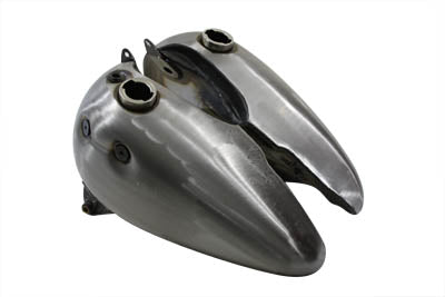 HARLEY Replica Bobbed 3.5 Gallon Gas Tank Set fits 1947-1965 FL,