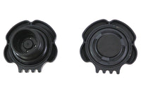 HARLEY Skull Style Gas Cap Set Vented and Non-Vented Black fits 2018-UP FXST,   2018-UP FLST,