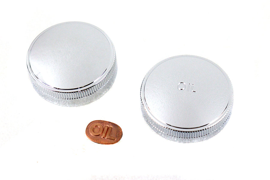 HARLEY 45 Zoll W/G Tankdeckel-Set Chrom Passt für 1941-1952 W, 1941-1973 G,