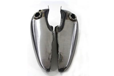 HARLEY Bobbed 3.5 Gallon Gas Tank Set fits 1951-1954 FL,