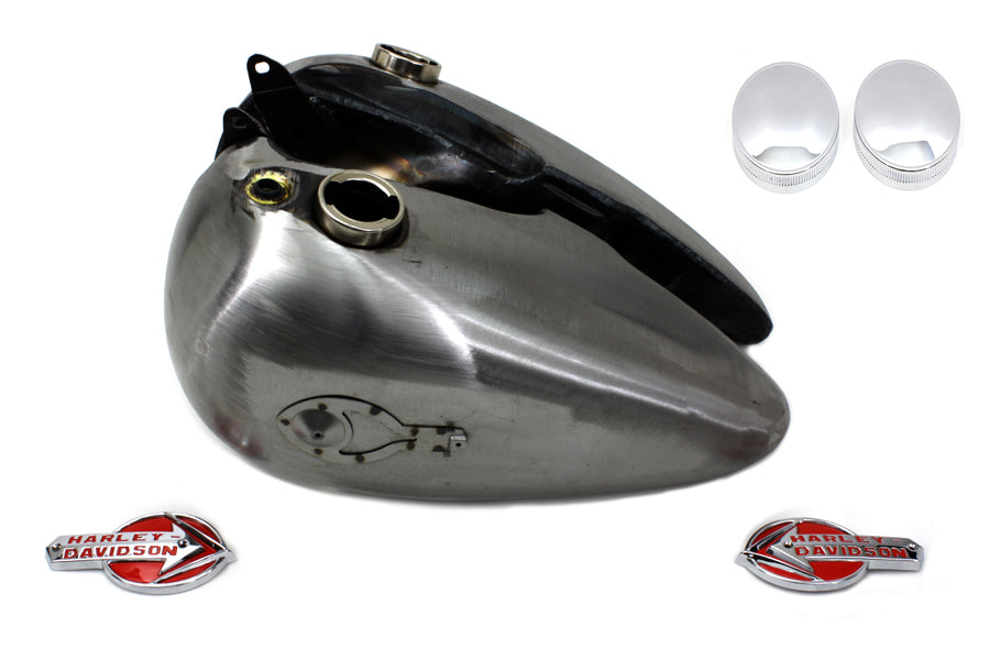 HARLEY Bobbed 3.5 Gallon Gas Tank Set fits 1959-1960 FL,