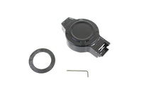 HARLEY Tankdeckel Klappbar Entlüftet Schwarz Passt für 1996-UP XL, 1996-UP FLST, 1996-2017 FXD, 1996-UP FXST