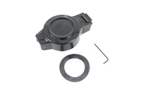 HARLEY Tankdeckel zum Aufklappen, unbelüftet, schwarz, passend für 1996-1999 FLST, 1996-1999 FXST,