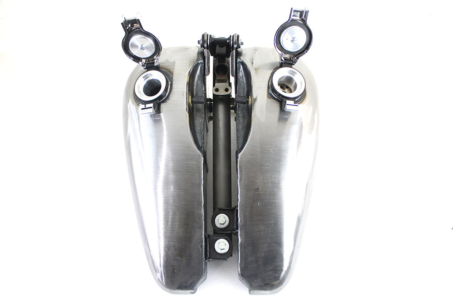 HARLEY Klapptankdeckel Set Chrom Passend für 1996-1999 FLST, 1996-1999 FXST,