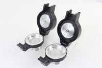 HARLEY Klapptankdeckel-Set Schwarz Passend für 1996-1999 FLST, 1996-1999 FXST,