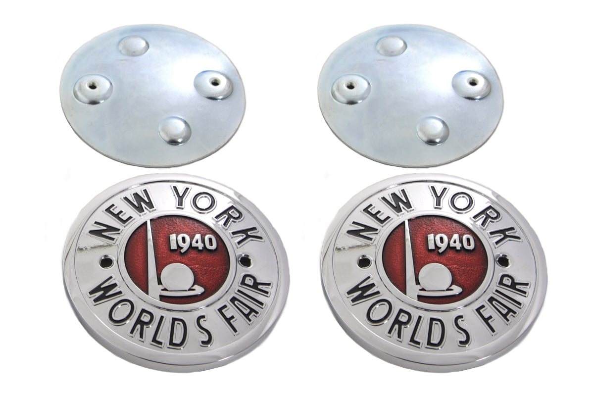 HARLEY World's Fair Tank Emblem Set fits 0-  All,