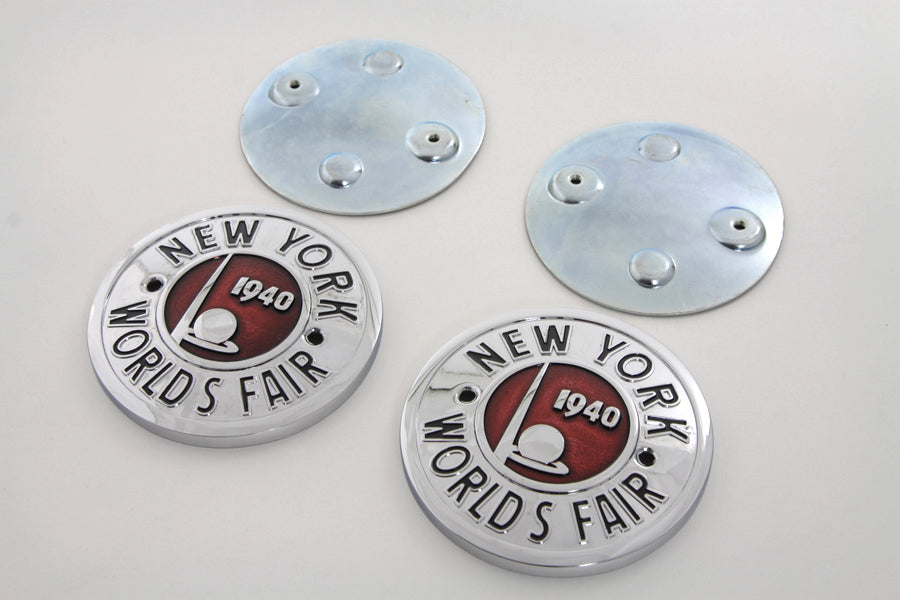 HARLEY World's Fair Tank Emblem Set fits 0-  All,