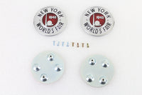 HARLEY World's Fair Tank Emblem Set fits 0-  All,