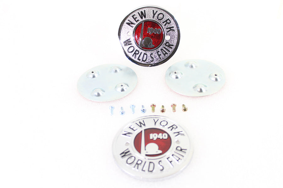 HARLEY World's Fair Tank Emblem Set fits 0-  All,