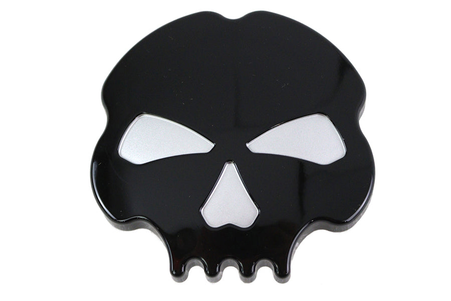 HARLEY Skull Left Side Gas Cap Black fits 2018-UP FXST, except FXBB, FXBR, FXBRS, FXFB AND FXFBS 2018-UP FLST, except FXBB, FXBR, FXBRS, FXFB AND FXF